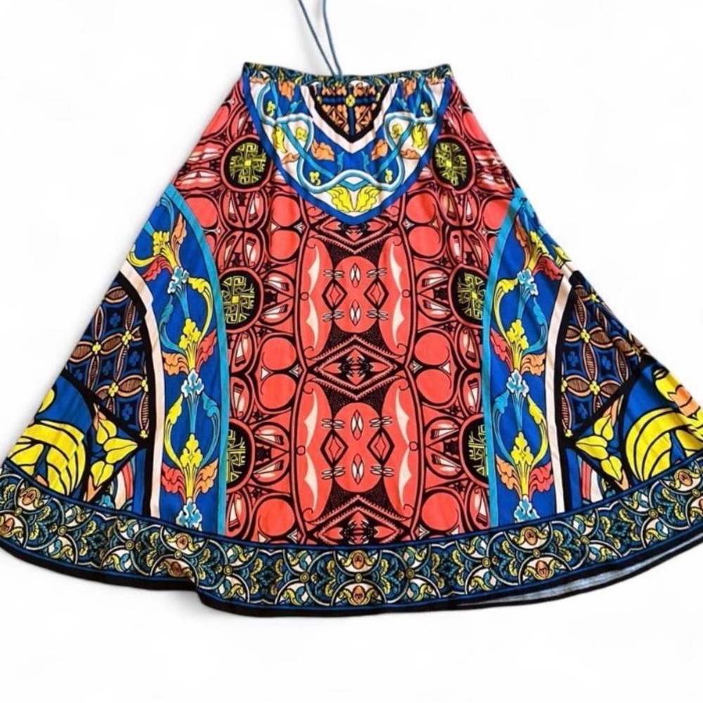 Flying‎ Tomato Multicolor A-Line Skirt boho hippie indie